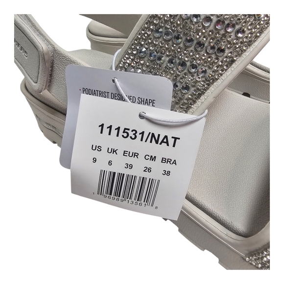 NWT Skechers Foamies® Arch Fit® Footsteps Enchant Women's Sandals, Size 9 - Picture 10 of 12